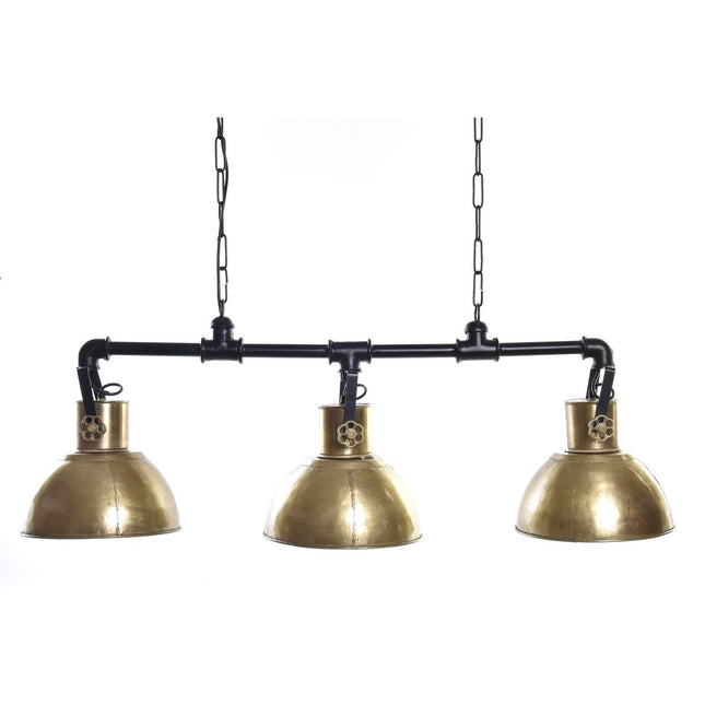 Ceiling Light DKD Home Decor 116 x 29 x 42 cm Black Golden Metal 50 W