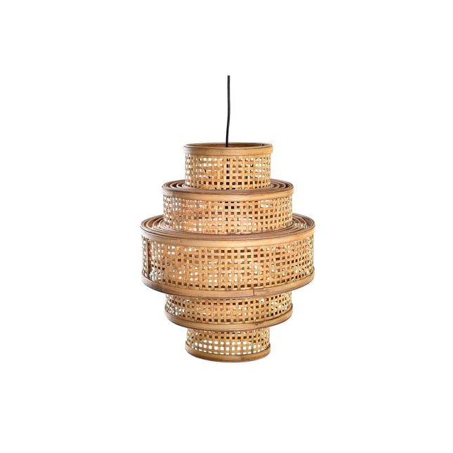 Ceiling Light DKD Home Decor Brown Bamboo 50 W 41 x 41 x 48 cm