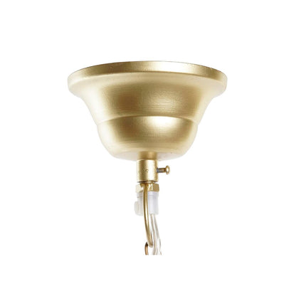 Ceiling Light DKD Home Decor Crystal Blue Golden Brass 50 W (22 x 23 x