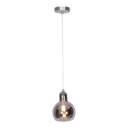 Ceiling Light DKD Home Decor Grey Amber Crystal 40 W 18 x 18 x 25 cm