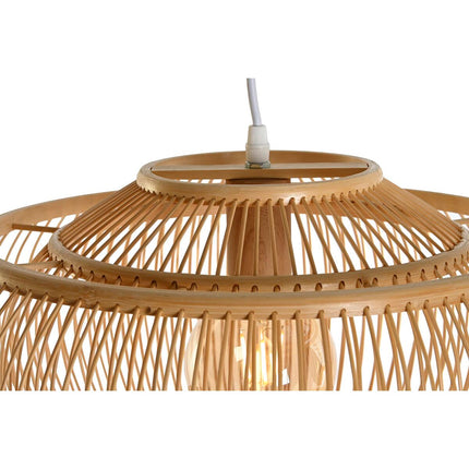 Ceiling Light DKD Home Decor Light brown Bamboo 50 W (44 x 44 x 25 cm)