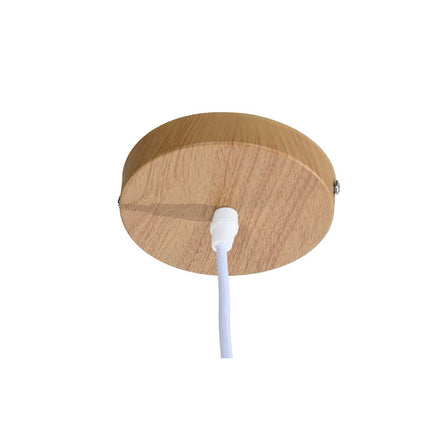 Ceiling Light DKD Home Decor Light brown Bamboo 50 W (44 x 44 x 25 cm)