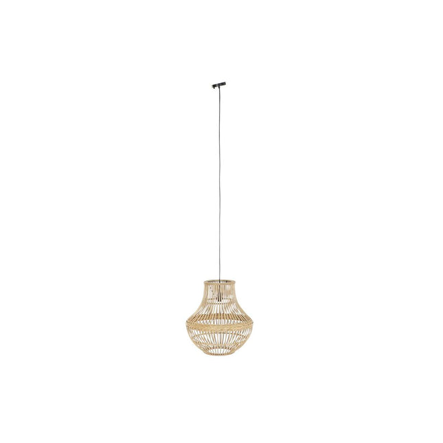 Ceiling Light DKD Home Decor Light brown Rattan 50 W (45 x 45 x 48 cm)