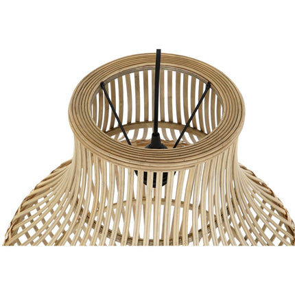 Ceiling Light DKD Home Decor Light brown Rattan 50 W (45 x 45 x 48 cm)