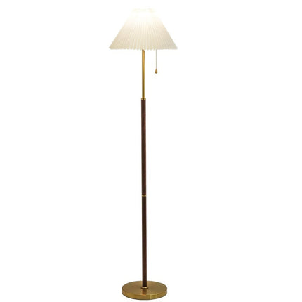Vintage Pleated Floor Lamp