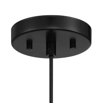 Bayneswood 60-Watt 1-Light Natural Cane Circular Pendant with Woven Shade and No Light Bulb Included
