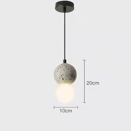 Nordic Cement Pendant Light Ins Creative Pendant Lamp for Living Room Hanging Lamps Dining Room Lights Clothing Shop Suspension