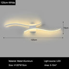 Warm White / White 120cm