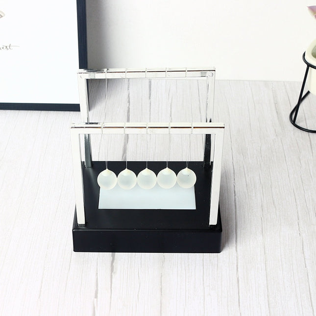 Newtons Cradle LED Light Up Kinetic Energy Home Office Science Toys Home Decor