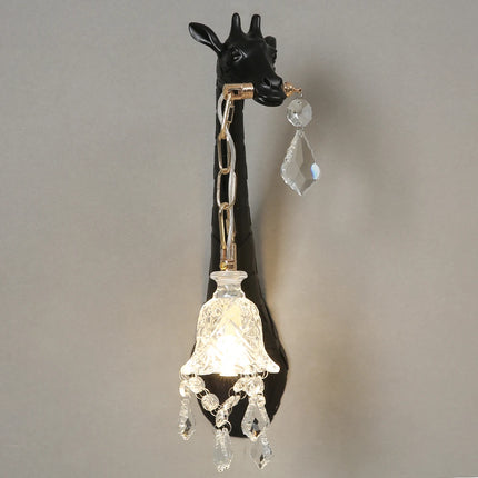 Giraffe Wall Lamp G9 Bulb Resin animal lamp crystal sconces wall light For Bedside Lighting Living Room hallway wall lights