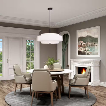 Meridian 5 Light Bronze Pendant