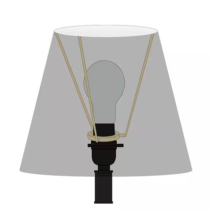 Mix and Match 10 In. Dia X 7.50 In. H Cream Linen round Accent Lamp Shade