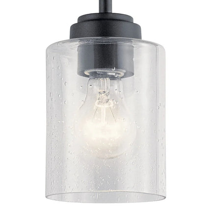 44032Nbr- Lighting-Winslow - 1 Light Mini Pendant - 7 Inches Tall by 4.25 Inches Wide-Natural Brass Finish
