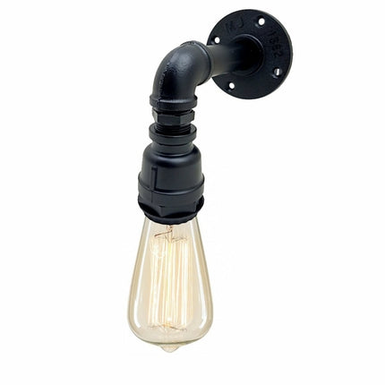 Retro industrial Pipe lighting sconce water pipe wall light steam