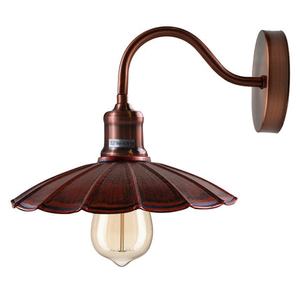 Copper Wall Sconce Industrial Lamp Same Inner Shade~1498
