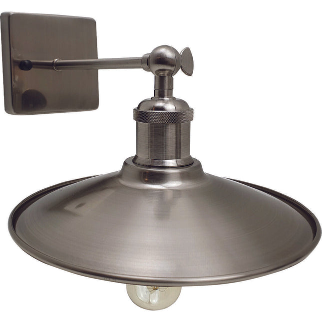 Satin Nickel Wall Light Lamp Sconces Living Room Home Decor~2592