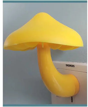Light-Controlled Colorful Mushroom Night Light Lamp