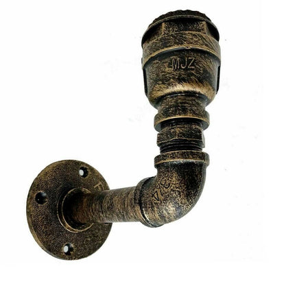 Retro industrial Pipe lighting sconce water pipe wall light steam