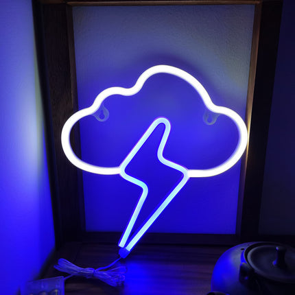 Lightning Neon Clouds