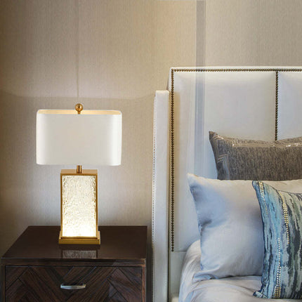 Bedroom Bedside Lamp Crystal Glass Artistic Lamp