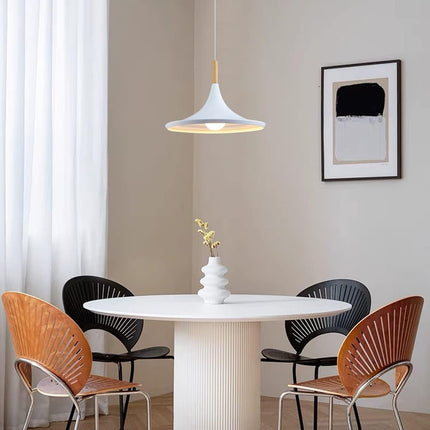 White Farmhouse Barn Pendant Light Large Retro Industrial Chandelier Ceiling Hanging Lights Mid Century Modern Swag Pendant Lamp Vintage Kitchen Island Lighting