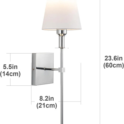 Battery Operated Sconce with Remote Dimmable 12 colors Light Bulb Wall Light for Living Room Bedroom Bathroom Hallway