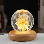 7cm yellow daisy ball