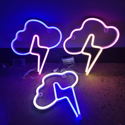 Lightning Neon Clouds