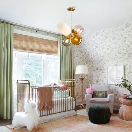 Lighting Modern Pendant Light Gold Globe Pendant Lighting Stained Colorful