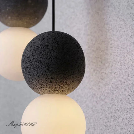 Nordic Cement Pendant Light Ins Creative Pendant Lamp for Living Room Hanging Lamps Dining Room Lights Clothing Shop Suspension