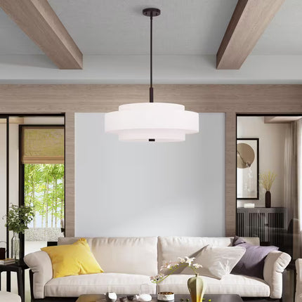 Meridian 5 Light Bronze Pendant