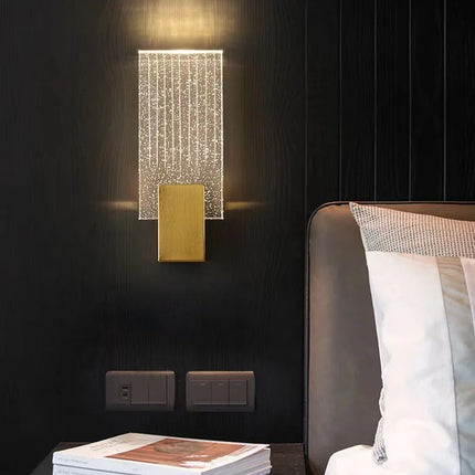 Modern Crystal Wall Lamp For Mirror Front Light Bathroom Makeup Wall Lights Modern Bedroom Living Room Wall Sconces Lighting