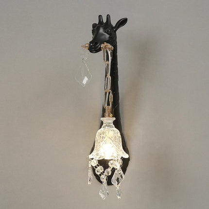 Giraffe Wall Lamp G9 Bulb Resin animal lamp crystal sconces wall light For Bedside Lighting Living Room hallway wall lights