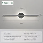 Cool White(5500-7000K) / Black 55cm