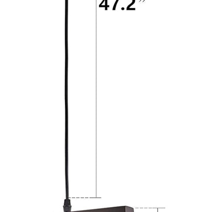 Modern Pendant Light Fixture, 1-Light Chandelier with Oil Rubbed Bronze Finish, Lantern Pendant Lighting for Kitchen Island, Hanging Light for Dining Room, Entryway, Bulb Not Included