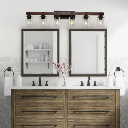 Lightess 6Light Bathroom Vanity Light Wall Lights for Mirror Wall Sconces Lighting for Hallway  Bulbs Not Included kitchen light