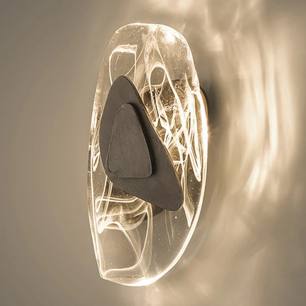 Nordic Crystal Led Wall Lamps Living Room Background Light Bedroom Bedside Bathroom Staircase Wall Sconces Indoor Lighting Decor