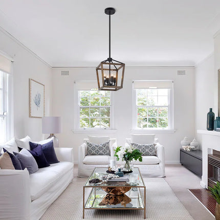 Jaisyn 4-Light Lantern Pendant Light Fixtures
