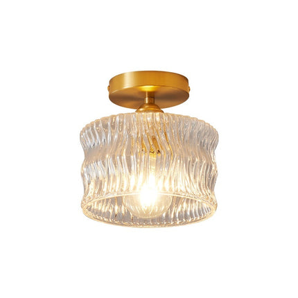 Brass Glass Ceiling Lamp