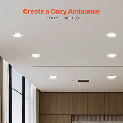 BR30 Indoor Flood Light Bulb 12 Pack 850 Lumens LED Bulbs 3000K Dimmable