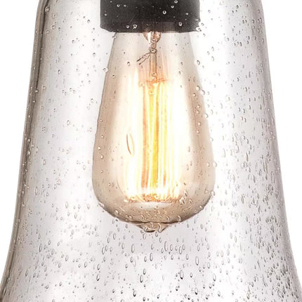 Brynn 1-Light Oil Rubbed Bronze with Highlights Outdoor Hanging Pendant