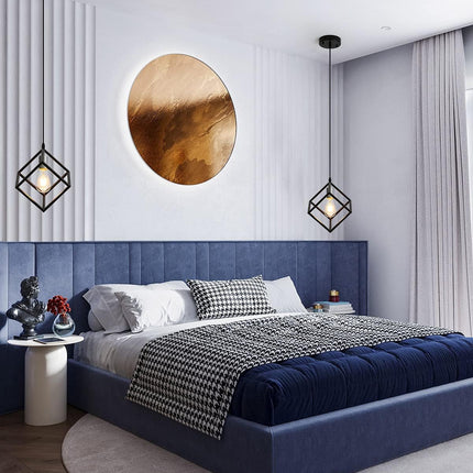 Black Pendant Light Modern Pendant Lighting Fixture for Kitchen Island Living Room Bedroom Hallway