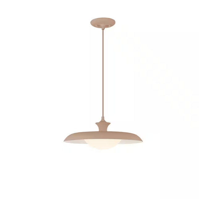 Minori 15-In 1 Light 60-Watt Peach Pendant Light