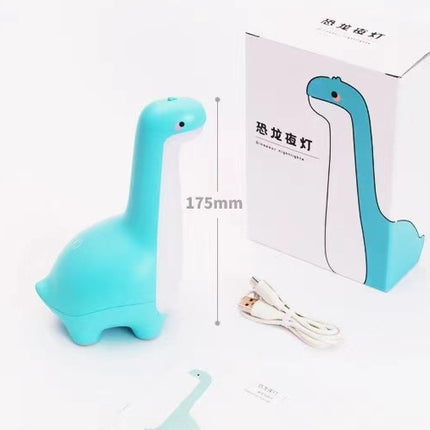 Dinosaur Night Light Cute Children's Night Light Eye Protection Bedside Timing Lamp USB Charging Room Decoration Children's Gift