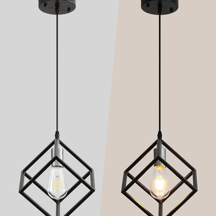Black Pendant Light Modern Pendant Lighting Fixture for Kitchen Island Living Room Bedroom Hallway