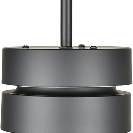 Macchione Matte Black Pendant Light Fixtures Modern Pendant Lighting for Kitchen Island, Dining Room and over Sink Lighting Hanging Fixture Industrial Mini Pendant Light, UL Listed