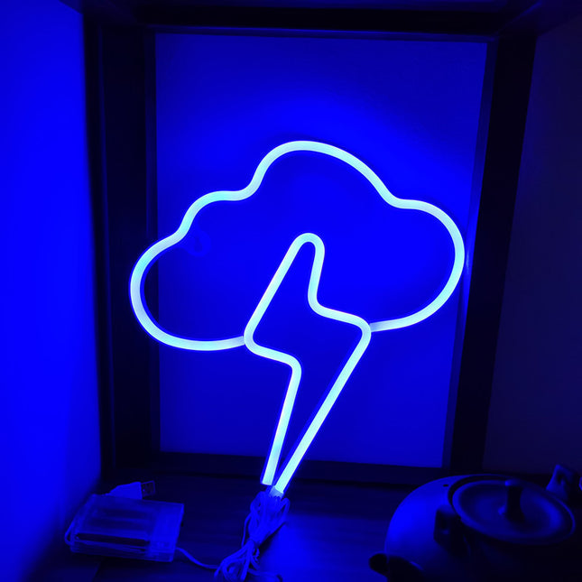 Lightning Neon Clouds