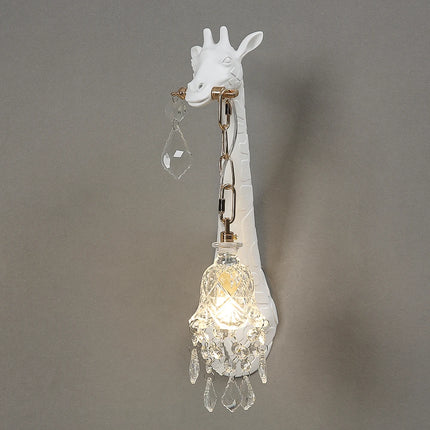 Giraffe Wall Lamp G9 Bulb Resin animal lamp crystal sconces wall light For Bedside Lighting Living Room hallway wall lights