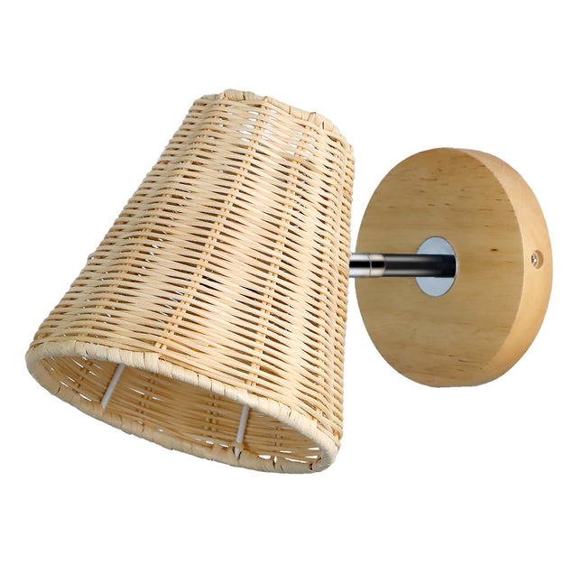 Rattan Wall Sconce