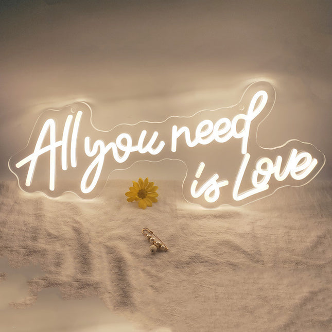 All You Need Is Love - LED Neon Sign